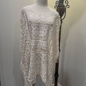 Catherines Cream Lace Cape